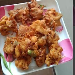 Payaj ke pakore A picture of Payaj ke pakore.