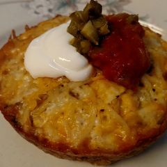 A picture of Mexican Spaghetti Frittata.