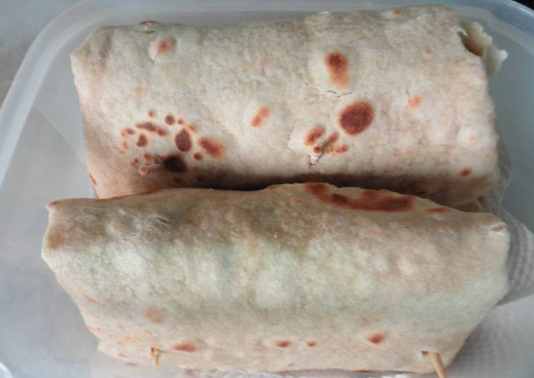 Easiest Way to Make Any-night-of-the-week BM#21 – Day 3 - Masala Baby Corn Wrap