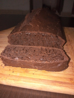 A picture of Moist chocolate loaf.