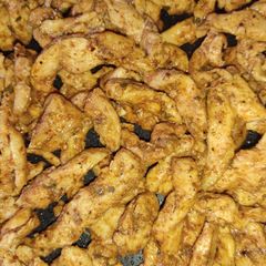 A picture of Chicken Fajita Filling.