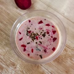 A picture of Beetroot Raita.