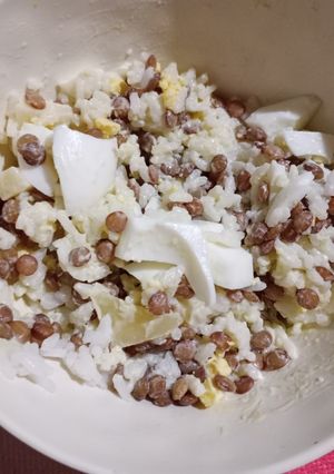 Una foto de Arroz lenteja
