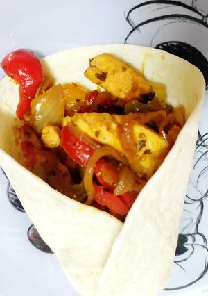 Una foto de Fajitas de pollo