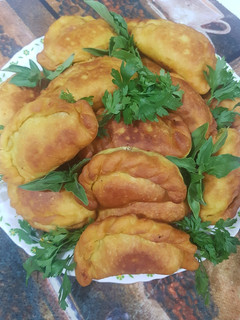 عکسی از دستور پیراشکی گوشت با یک خمیر عاااالی