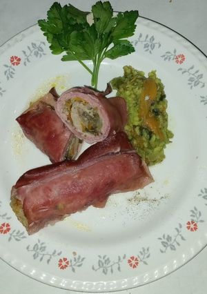 Una foto de Rollitos de carne rellena