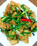 Thịt rang hành