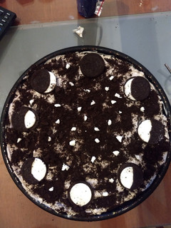 Una foto de Torta oreo helada