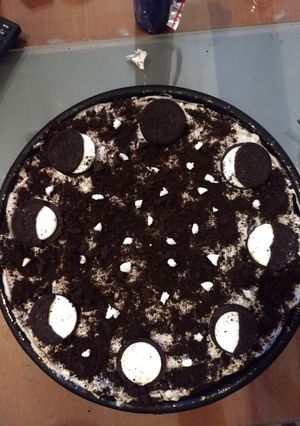 Una foto de Torta oreo helada