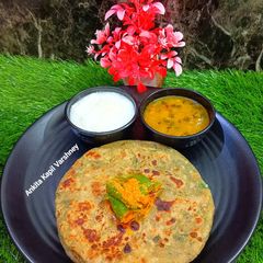 A picture of Methi Paratha (Dinner Recipe).