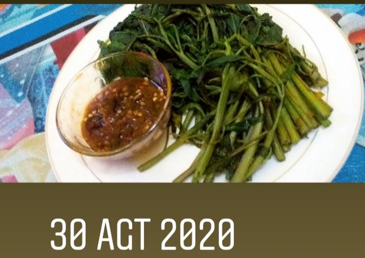 Bahan-bahan Rujak kangkung yang nikmat dan Mudah Dibuat