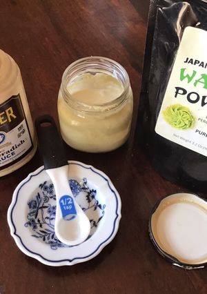 A picture of California Farm Wasabi Horseradish Paste.