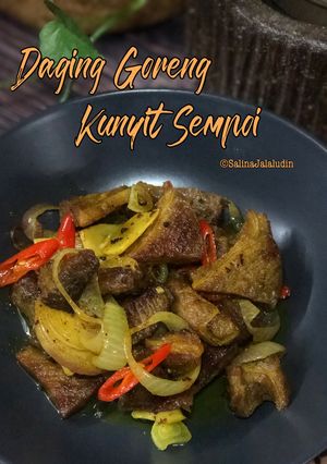 Gambar Daging Goreng Kunyit Sempoi