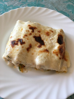 Una foto de Canelones perfumados de pollo