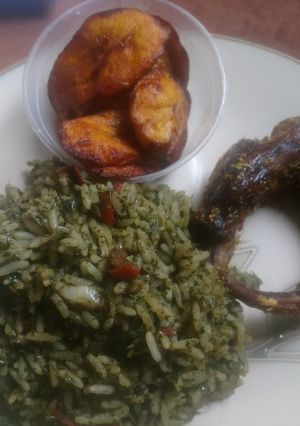 A picture of Green Rice.
