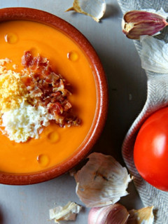 Una foto de Salmorejo Thermomix