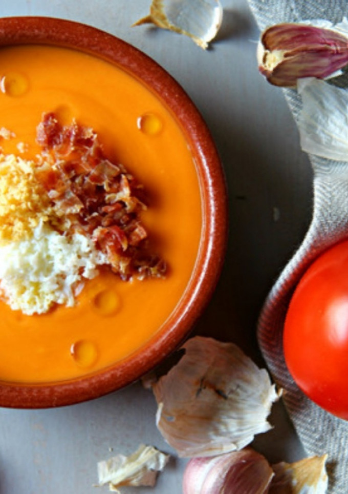 Una foto de Salmorejo Thermomix
