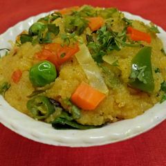 Vegetable upma A picture of Vegetable upma.