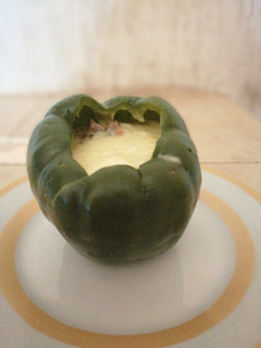 Una foto de Pimentón relleno sin horno