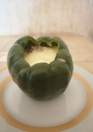Una foto de Pimentón relleno sin horno
