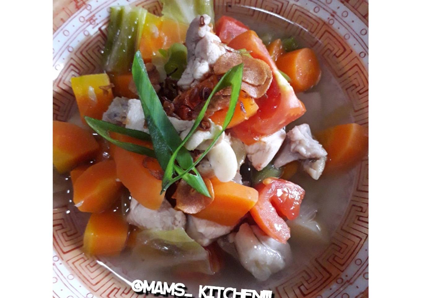 Sop ayam sederhana