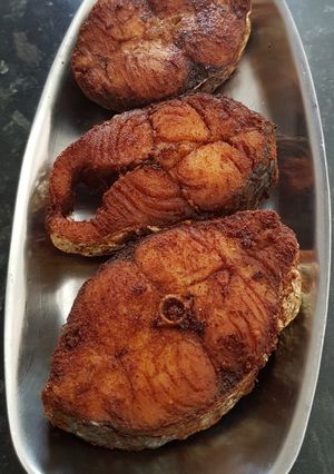 A picture of Fried Spicy Spanish Mackerel.
