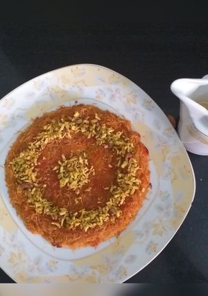A picture of Kunafa(arabicsweet)😋😋.