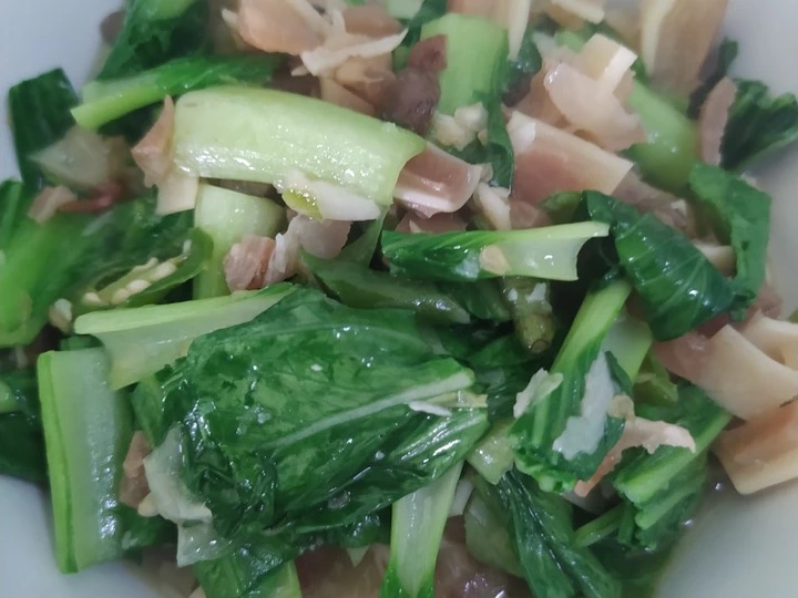 Langkah Gampang Menyiapkan Resep Tumis kuping pokcoy cabe ijo yang Bikin Ngiler