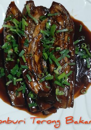 Foto resep Donburi Terong Bakar