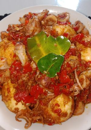 Foto resep Telur cumi balado
