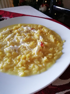 Foto di Risotto allo zafferano e mozzarella di bufala
