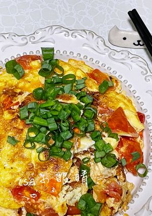麻油香煎番茄蛋 的食譜成品照片