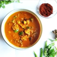 A picture of Cashew Mushroom Masala.