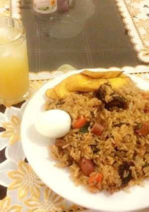 A picture of Jolof rice.