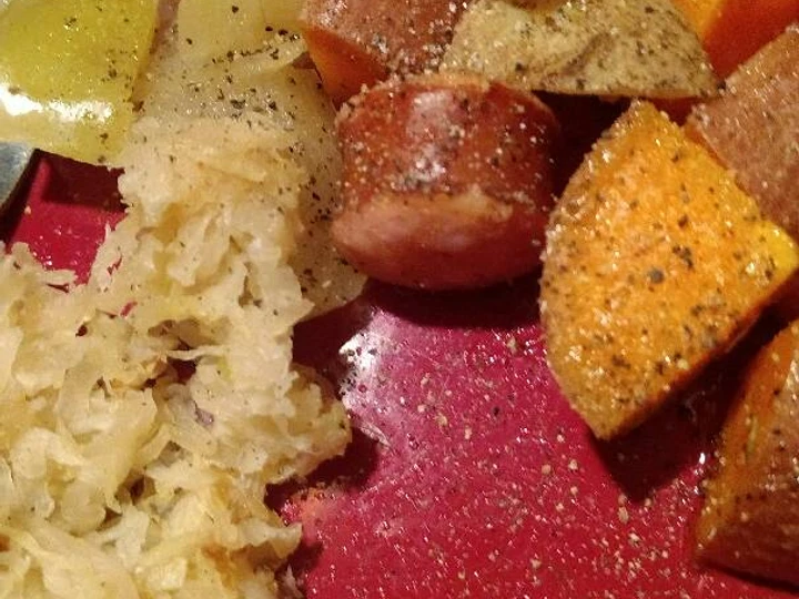 Recipe Roasted Sausage and Potatoes the So Delicious Really delicious