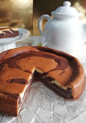 Foto di Cheesecake bicolore