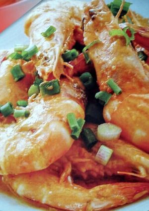 Foto resep "Udang Telur Asin Simple"