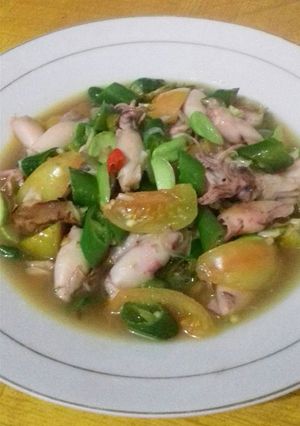 Foto resep Cumi cabe ijo