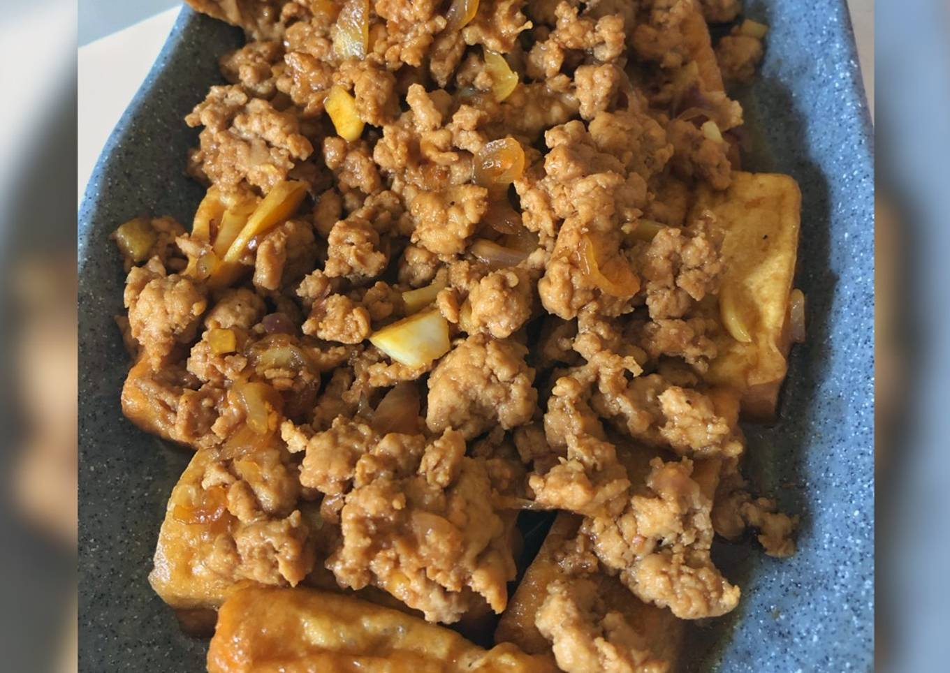 Tahu tumis daging