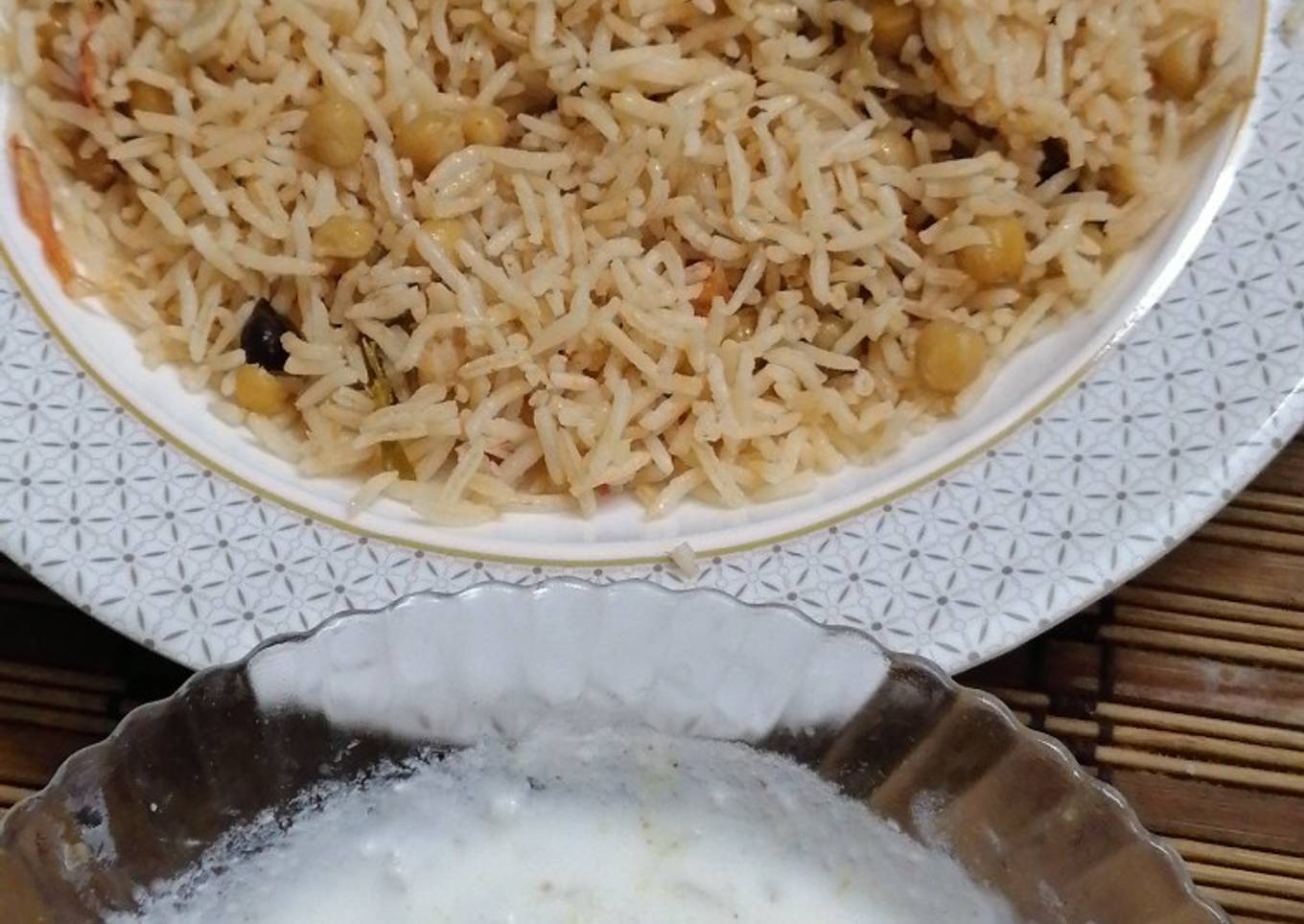 Safaid Chana rice