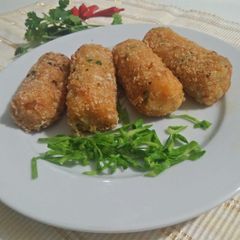 A picture of Chicken potato cutlets.