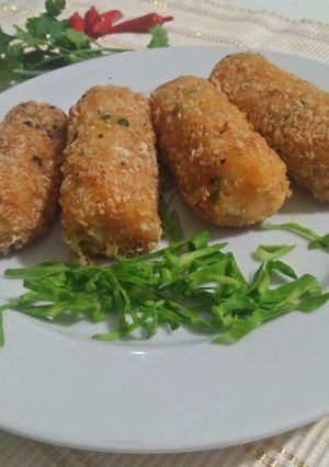 A picture of Chicken potato cutlets.