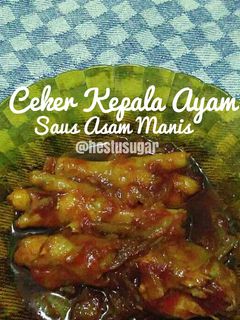 Foto resep Ceker Kepala Ayam Saus Asam Manis