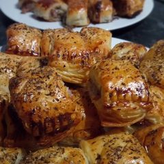 A picture of Posh Homemade Sausage Rolls.