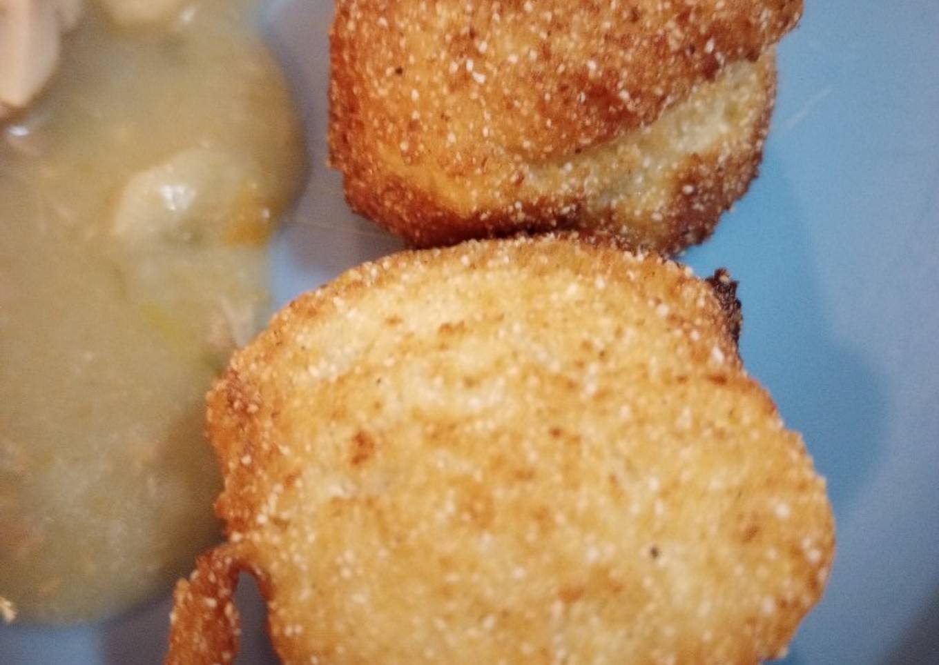 Fried Vinegar Cornmeal Balls