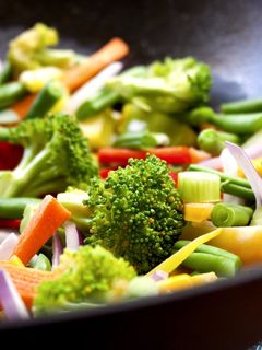 صورة لوصفة خضار سوتيه