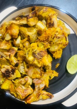 A picture of Jackfruit/katahal tawa fry.