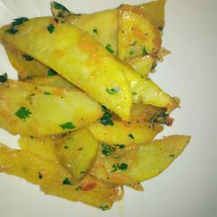 A picture of Baked Potato Wedges #localfood_eldoret.