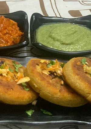 आटा वेजिटेबल टिक्की (Aata vegetable tikki recipe in Hindi) रेसिपी मुख्य फोटो