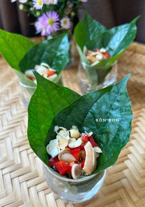Hình của món Món Chay Lá Lốt Bách Hương Kiểu Thái (Miang Kham) 🌱.